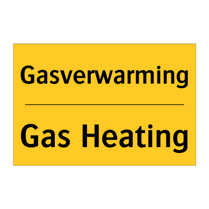 Gasverwarming - Gas Heating