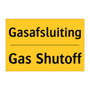 Gasafsluiting - Gas Shutoff