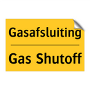 Gasafsluiting - Gas Shutoff