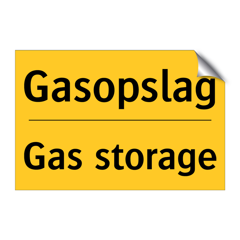 Gasopslag - Gas storage