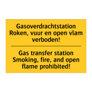 Gasoverdrachtstation Roken, vuur /.../ - Gas transfer station Smoking, /.../