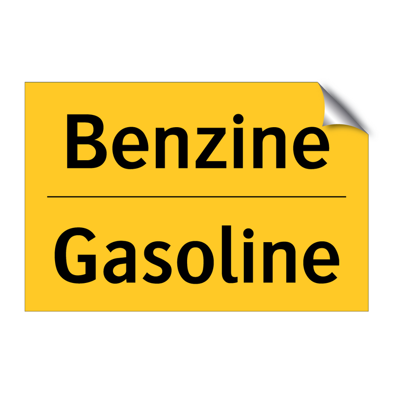 Benzine - Gasoline