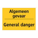 Algemeen gevaar - General danger