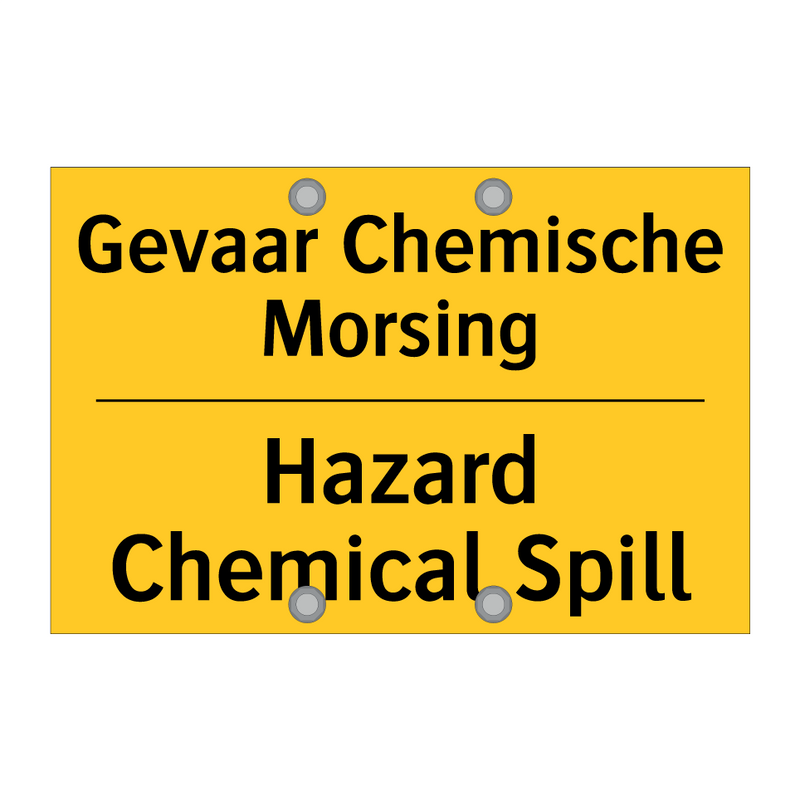 Gevaar Chemische Morsing - Hazard Chemical Spill