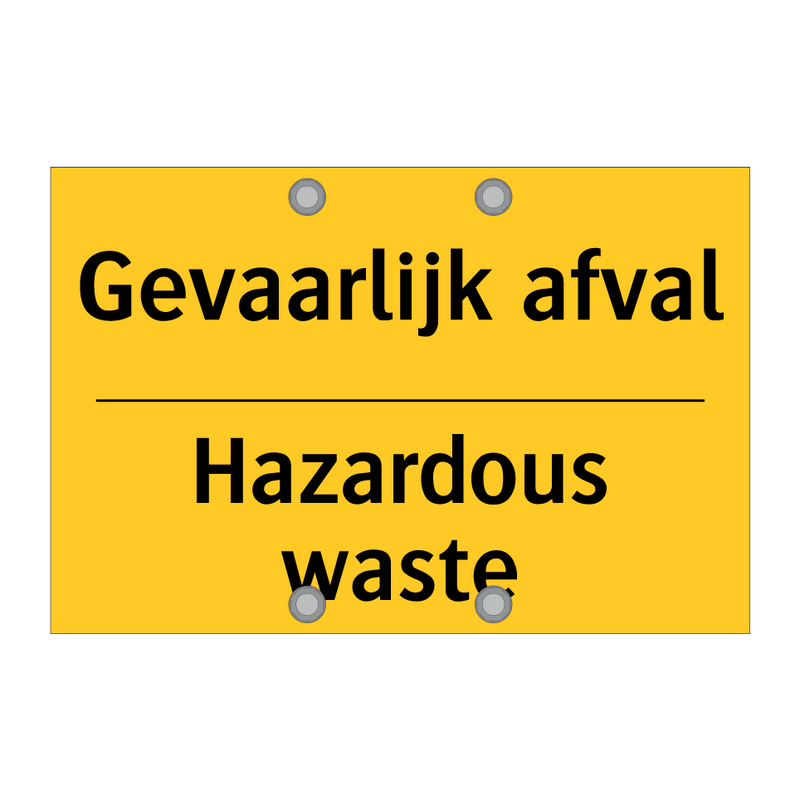 Gevaarlijk afval - Hazardous waste