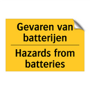 Gevaren van batterijen - Hazards from batteries