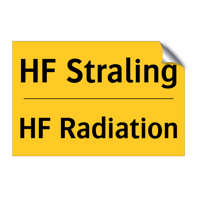 HF Straling - HF Radiation