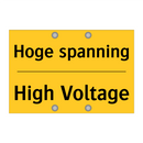Hoge spanning - High Voltage
