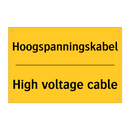 Hoogspanningskabel - High voltage cable
