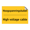 Hoogspanningskabel - High voltage cable
