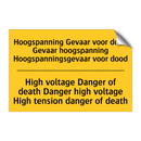 Hoogspanning Gevaar voor dood /.../ - High voltage Danger of death Danger /.../