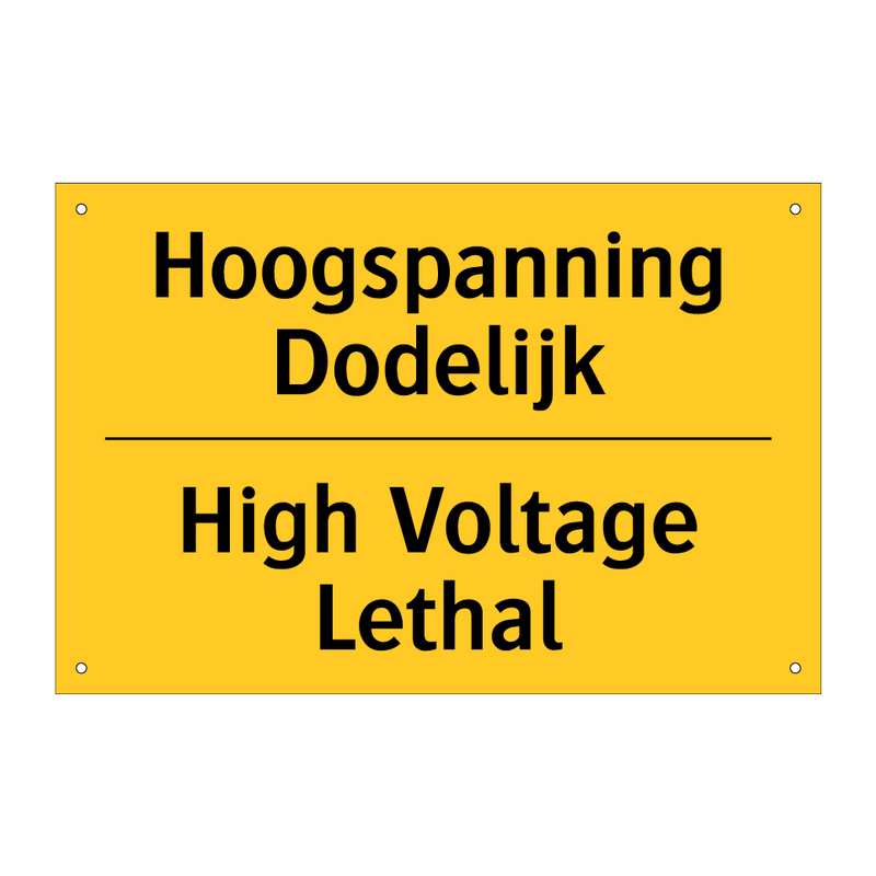 Hoogspanning Dodelijk - High Voltage Lethal