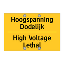 Hoogspanning Dodelijk - High Voltage Lethal