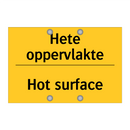 Hete oppervlakte - Hot surface