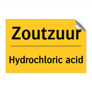 Zoutzuur - Hydrochloric acid