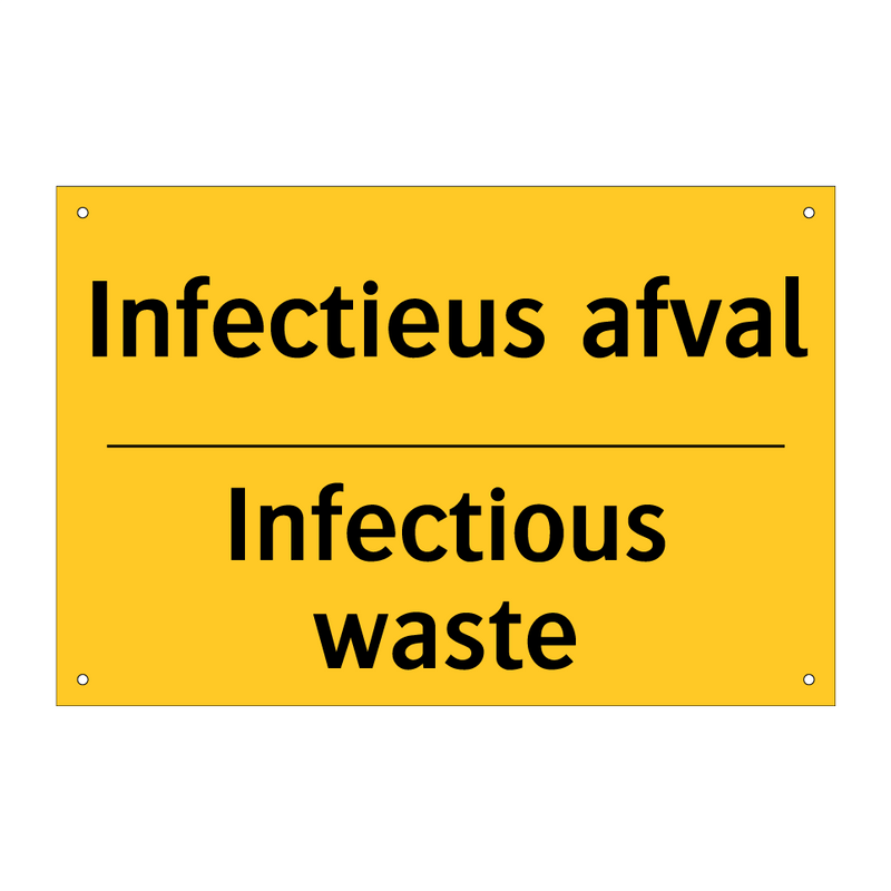 Infectieus afval - Infectious waste