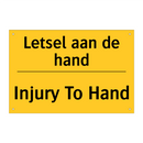 Letsel aan de hand - Injury To Hand