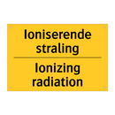 Ioniserende straling - Ionizing radiation