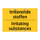 Irriterende stoffen - Irritating substances