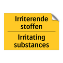 Irriterende stoffen - Irritating substances