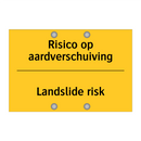 Risico op aardverschuiving - Landslide risk
