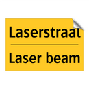 Laserstraal - Laser beam