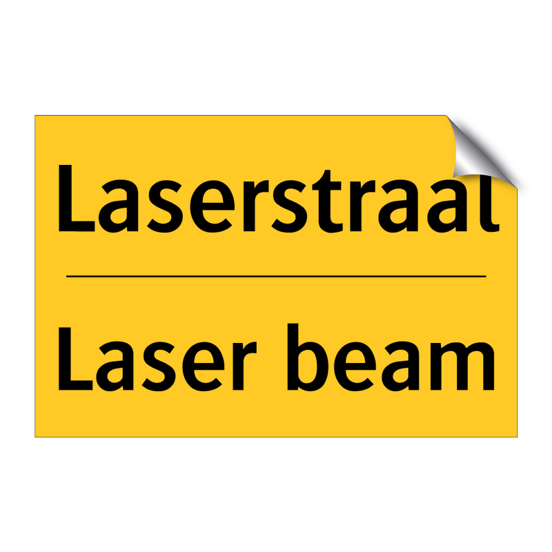 Laserstraal - Laser beam