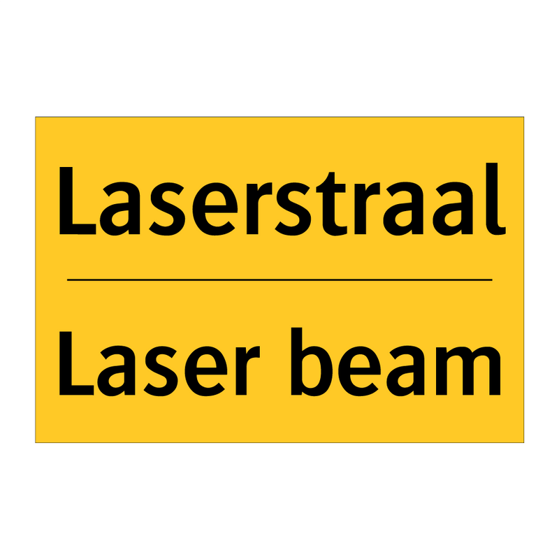 Laserstraal - Laser beam