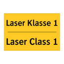 Laser Klasse 1 - Laser Class 1