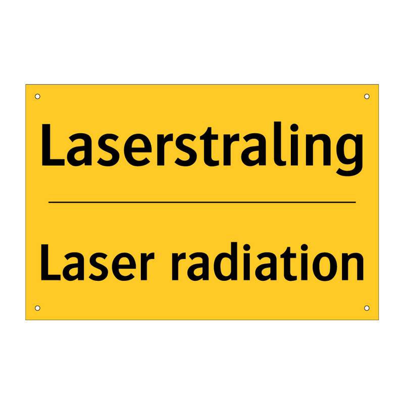Laserstraling - Laser radiation