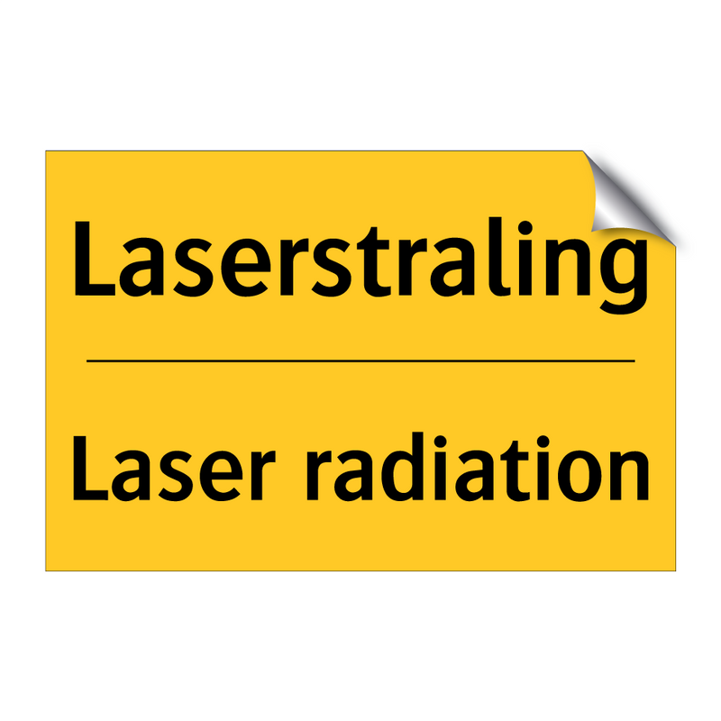 Laserstraling - Laser radiation