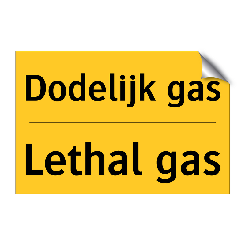 Dodelijk gas - Lethal gas