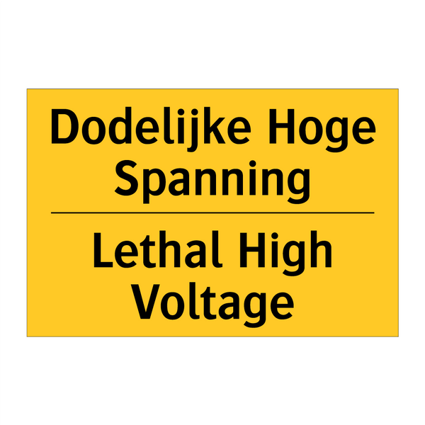 Dodelijke Hoge Spanning - Lethal High Voltage