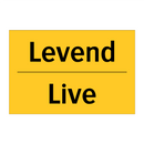 Levend - Live