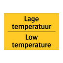 Lage temperatuur - Low temperature