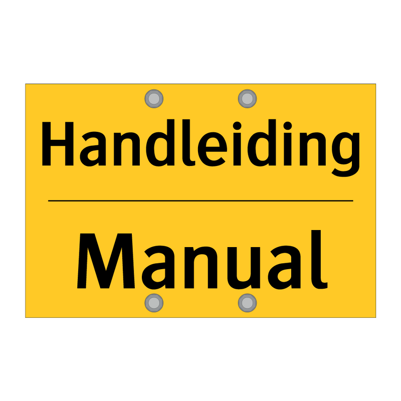 Handleiding - Manual