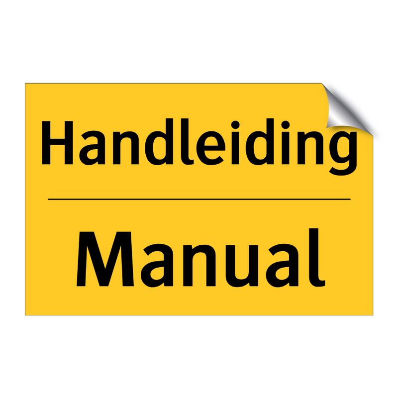 Handleiding - Manual