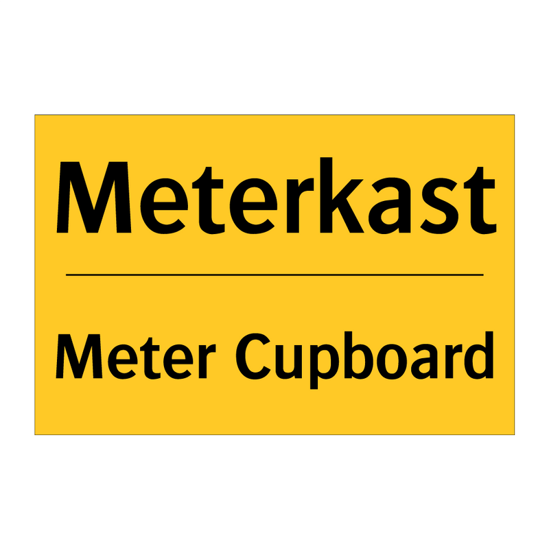 Meterkast - Meter Cupboard