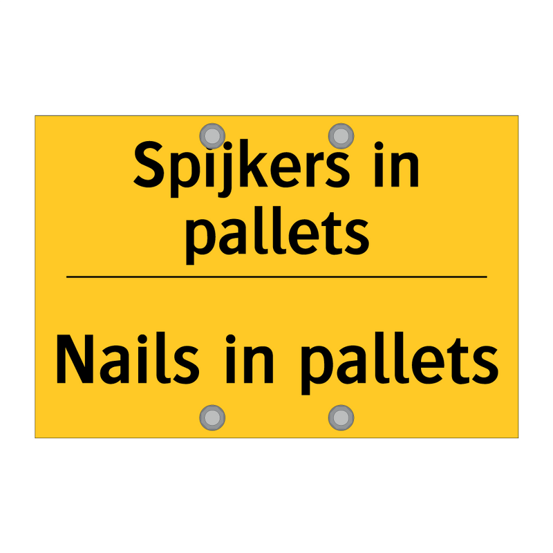 Spijkers in pallets - Nails in pallets