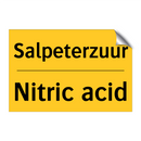Salpeterzuur - Nitric acid