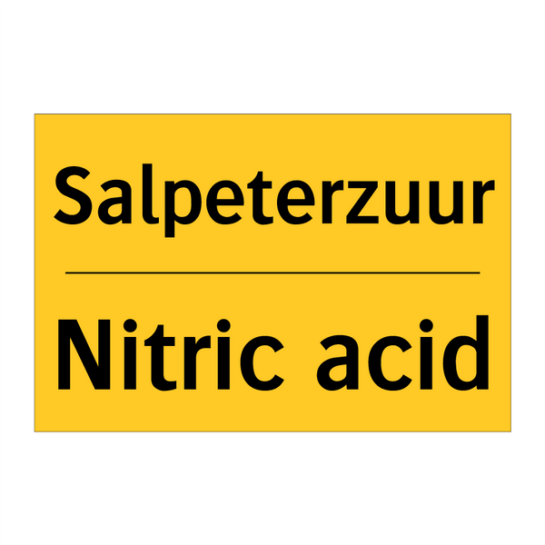Salpeterzuur - Nitric acid