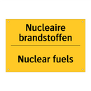 Nucleaire brandstoffen - Nuclear fuels