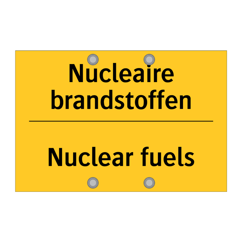 Nucleaire brandstoffen - Nuclear fuels
