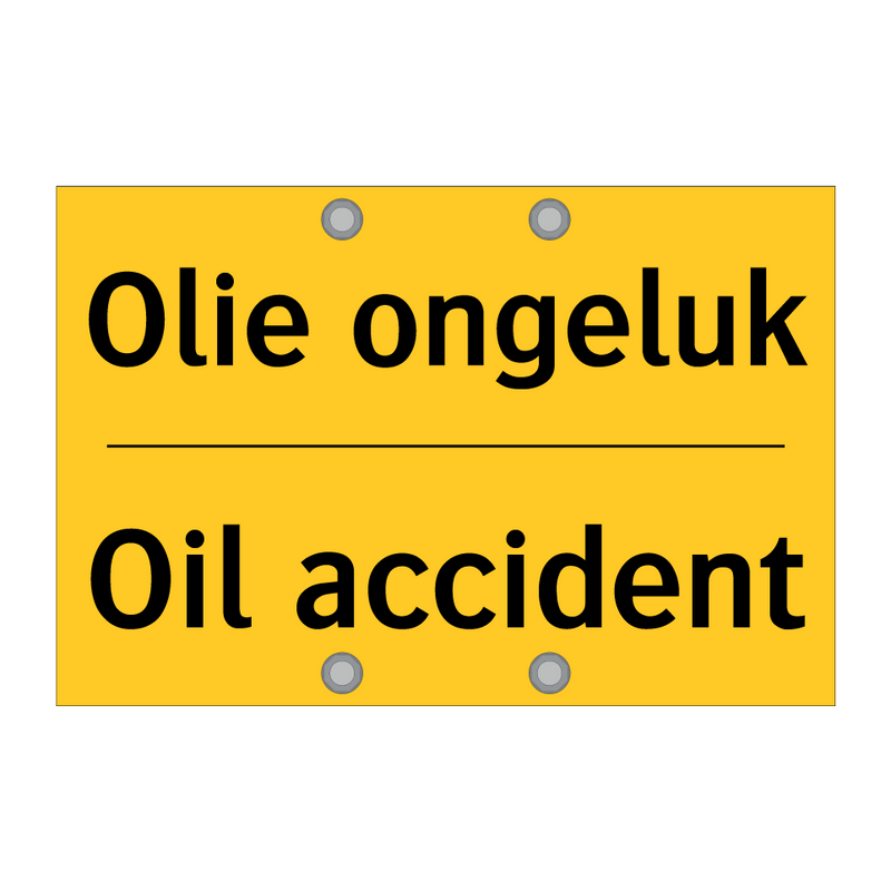 Olie ongeluk - Oil accident