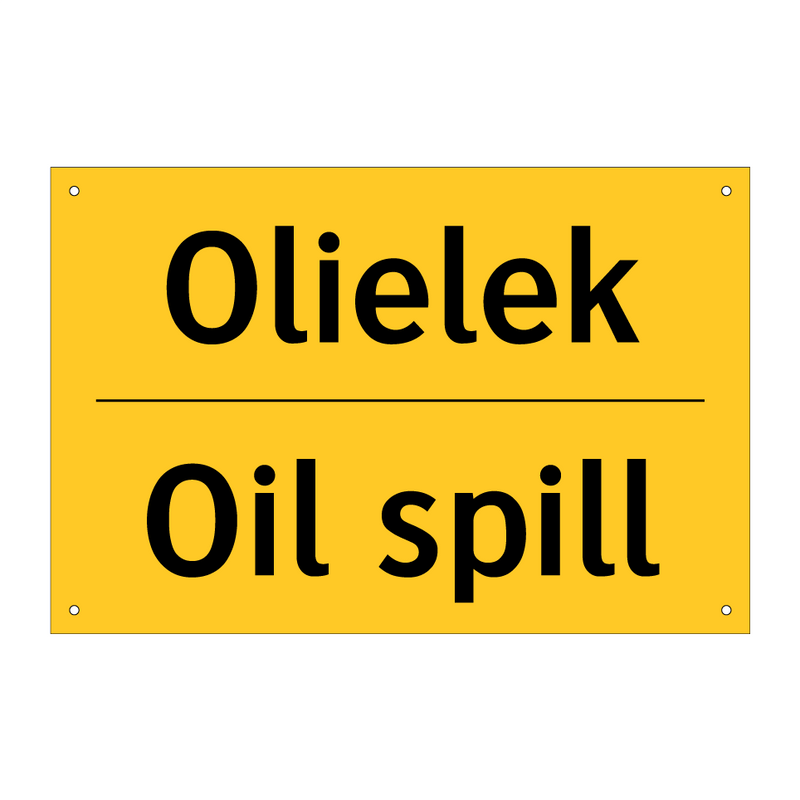 Olielek - Oil spill