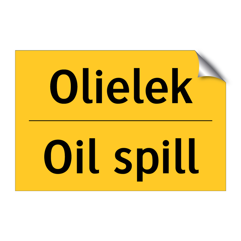 Olielek - Oil spill