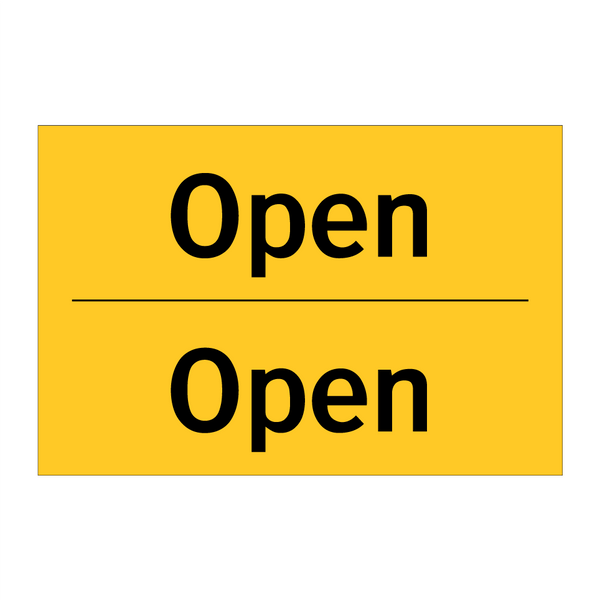 Open