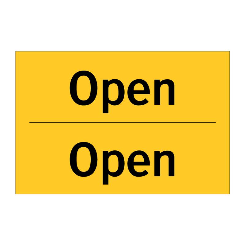 Open