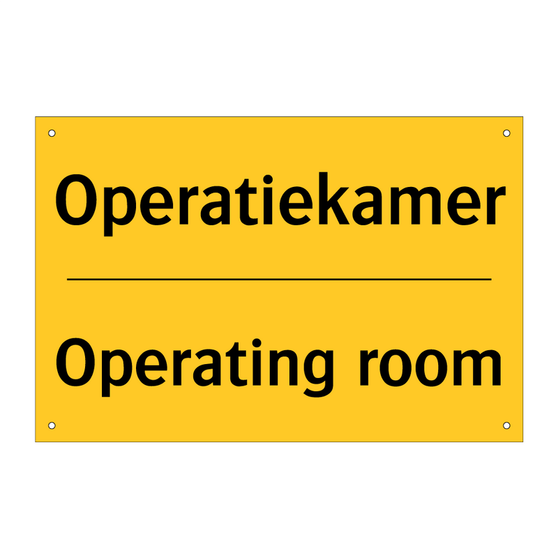 Operatiekamer - Operating room