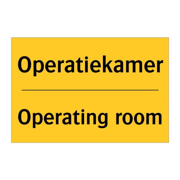 Operatiekamer - Operating room